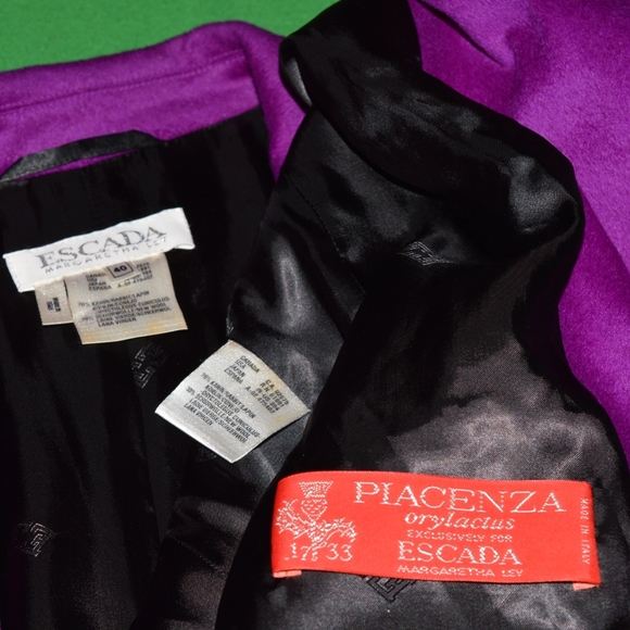 Vintage Jacket by ESCADA Margaretha Ley Early Germany Italy 1990s - Picture 11 of 13